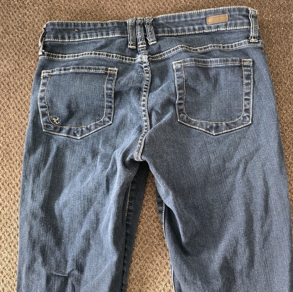Kut From The Kloth Jeans Women Blue 32×30 Medium Wash Mid Rise Logo Straight - Picture 10 of 12